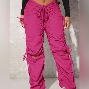 Pink Parachute Pants
